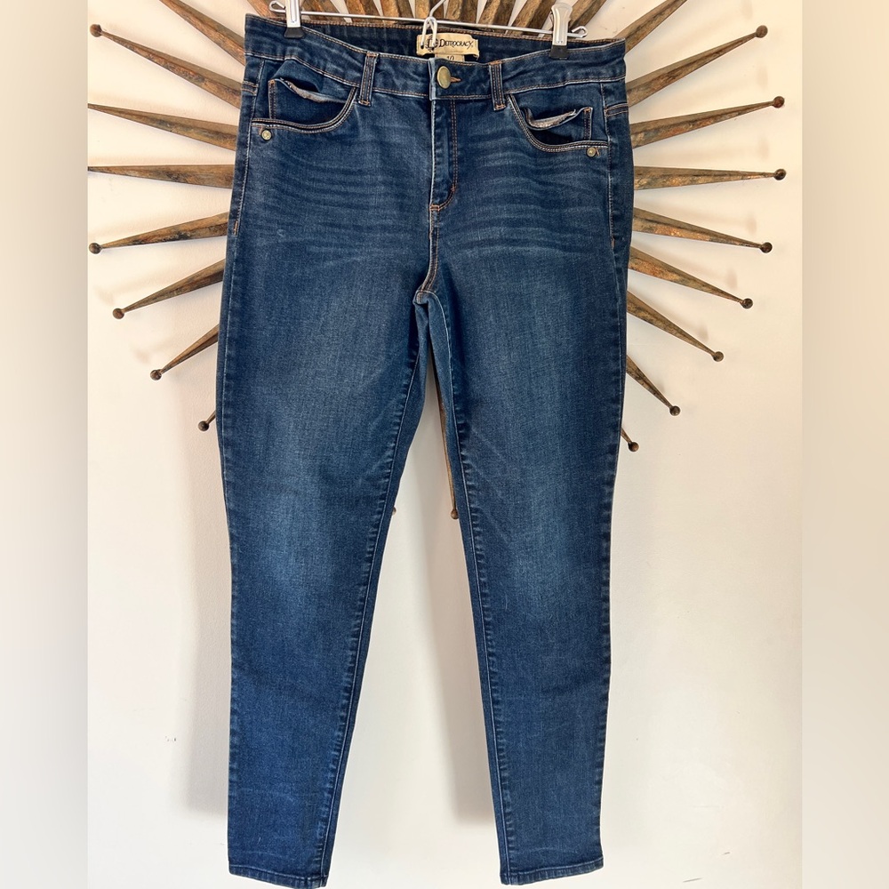 Democracy Dark Blue Denim Jeans size 10 Jeggings